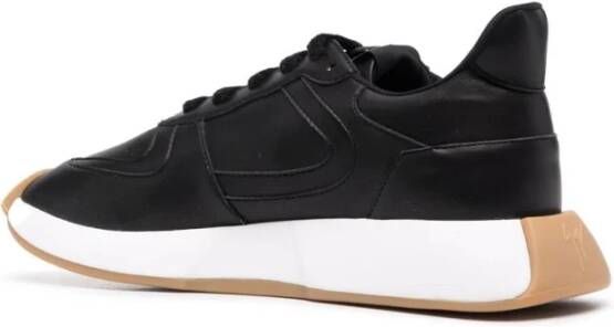 giuseppe zanotti Zwarte Elegante Gesloten Sneakers Black Heren