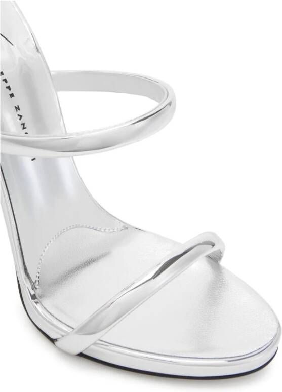 giuseppe zanotti Zwarte elegante open hoge hakken Gray Dames