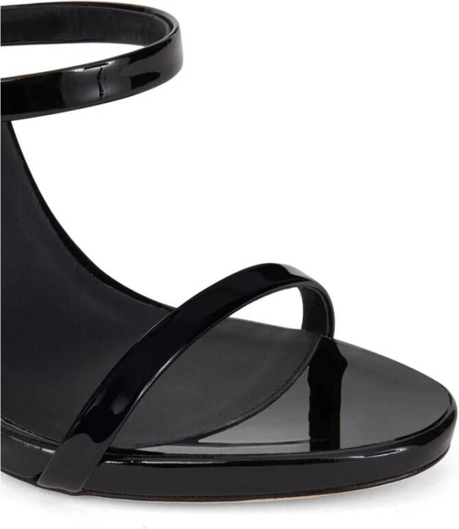 giuseppe zanotti Zwarte Harmony Sandalen met Stiletto Hak Black Dames