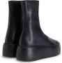 Giuseppe zanotti Zwarte leren Bootie Sneakers met rubberen zool Black Dames - Thumbnail 3