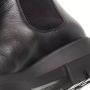 Giuseppe zanotti Zwarte Leren Enkellaarzen met Gouden Details Black Dames - Thumbnail 4