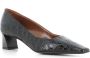 Giuseppe zanotti Zwarte leren pumps met hak Black Dames - Thumbnail 3