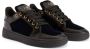 Giuseppe zanotti Zwarte Patent Sneakers met Marineblauwe Accenten Black Heren - Thumbnail 2