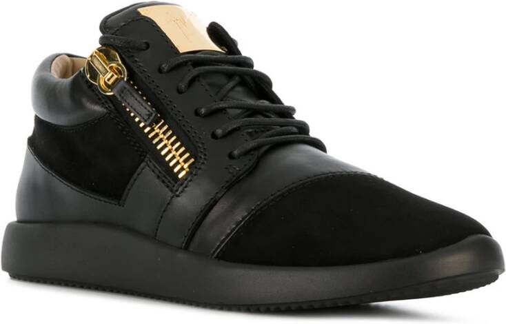 giuseppe zanotti Zwarte Sneaker Schoenen voor Mannen Black Dames