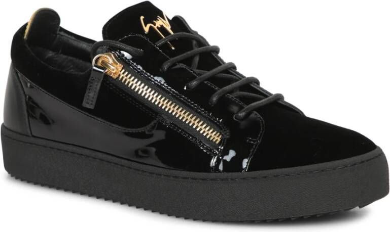 giuseppe zanotti Zwarte Sneakers Verhogen Stijl Comfortabel Black Heren