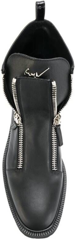 giuseppe zanotti Zwarte Tronchetto laarzen Black Dames