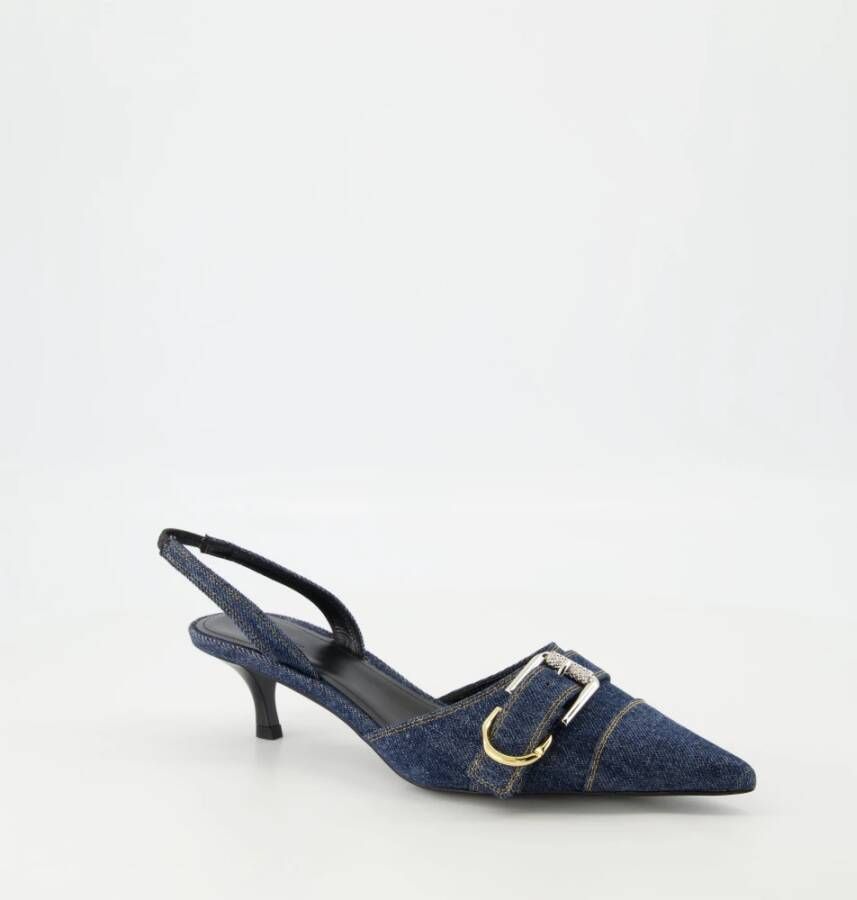 Givenchy Denim Voyou Hakken met Metalen Details Blue Dames