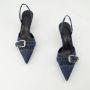 Givenchy Denim Voyou Hakken met Metalen Details Blue Dames - Thumbnail 6