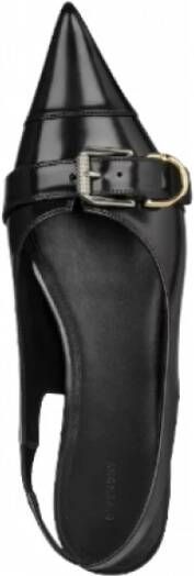 Givenchy Geborsteld kalfsleren slingback platen Black Dames