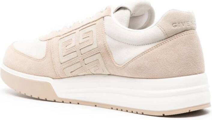 Givenchy Beige Sneakers met 4G Emblemen Beige Heren