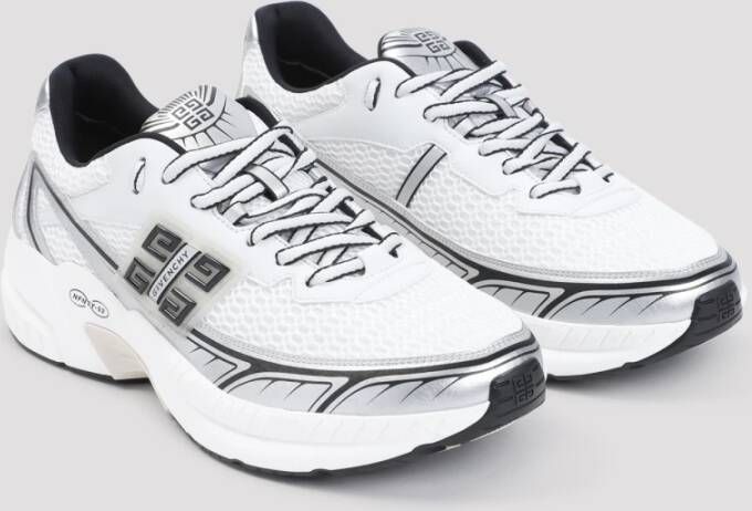 Givenchy Lage Top Runners in Wit Zilver White Heren