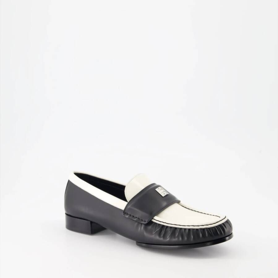 Givenchy Leren 4G Slip-On Bicolor Schoenen Black Dames