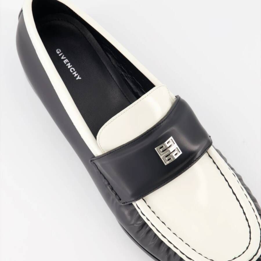 Givenchy Leren 4G Slip-On Bicolor Schoenen Black Dames