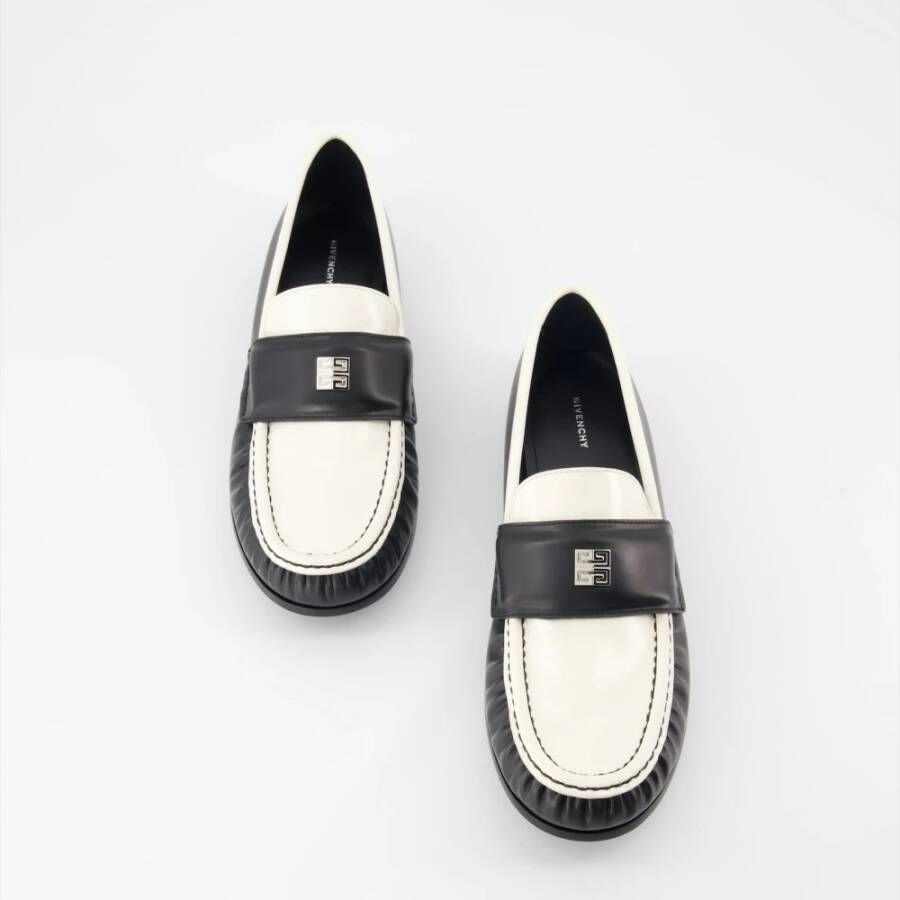 Givenchy Leren 4G Slip-On Bicolor Schoenen Black Dames