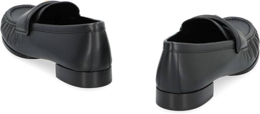 Givenchy Leren Loafers met 4G Design Black Dames