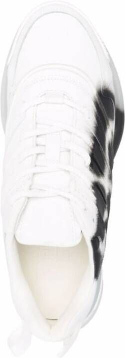 Givenchy Leren sneakers met stoffen details White Dames