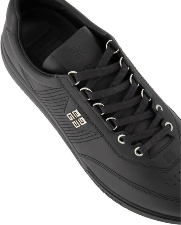 Givenchy Logo Sneakers van hoogwaardig leer Black Heren