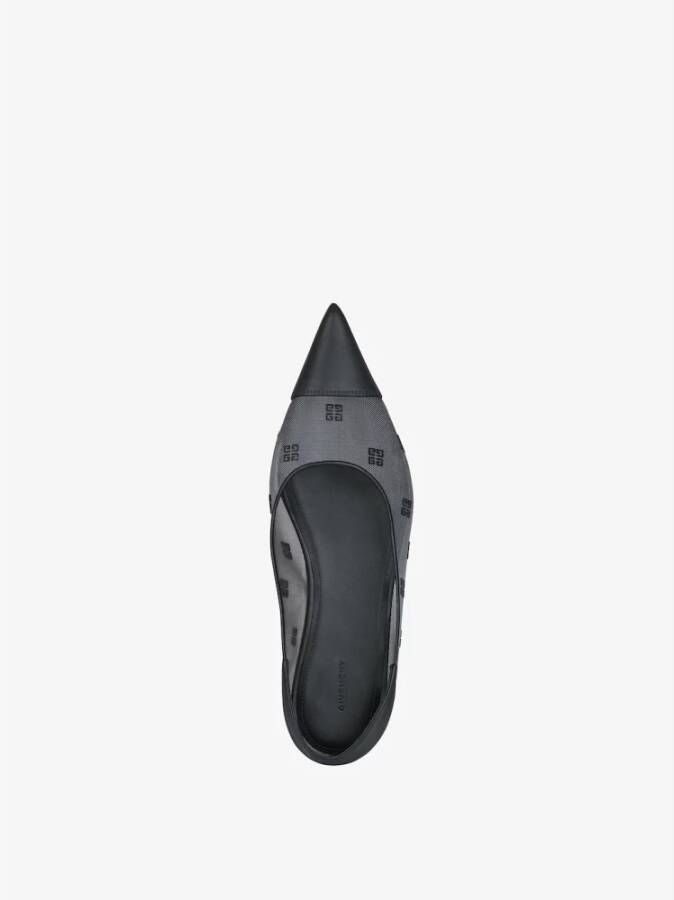 Givenchy Mesh Flat Ballerina Schoenen Plumetis Black Dames