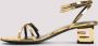 Givenchy Metallic Sandalen voor Vrouwen Yellow Dames - Thumbnail 2