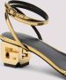 Givenchy Metallic Sandalen voor Vrouwen Yellow Dames - Thumbnail 3