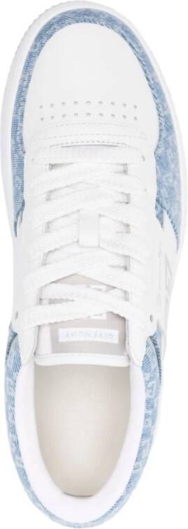 Givenchy Monogram 72 Low-Top Denim Sneakers Blue Dames