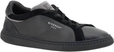 Givenchy Monogram Leren Veterschoenen Gray Heren