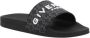 Givenchy Zwarte Slip-On Monogram Rubberen Schoenen Black Heren - Thumbnail 7