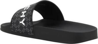 Givenchy Monogram Slip-On Sandalen met Platte Zool Black Heren