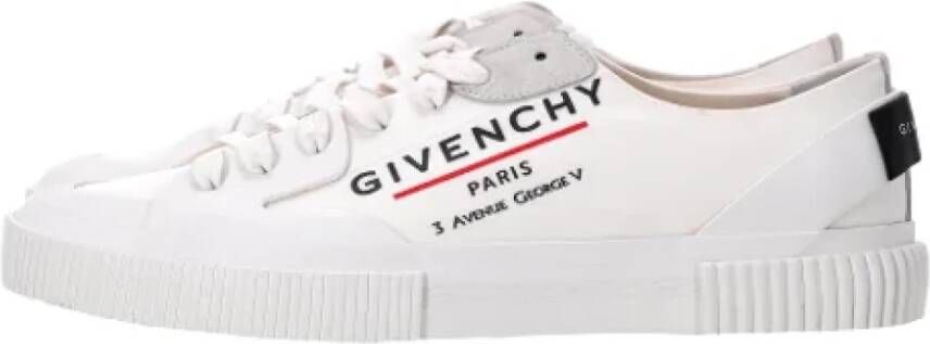 Givenchy Pre-owned Coated canvas sneakers White Heren