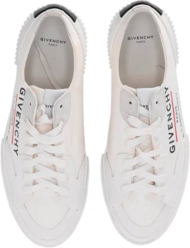 Givenchy Pre-owned Coated canvas sneakers White Heren