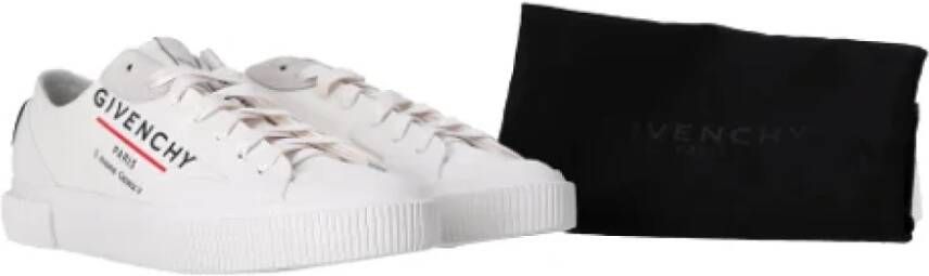 Givenchy Pre-owned Coated canvas sneakers White Heren