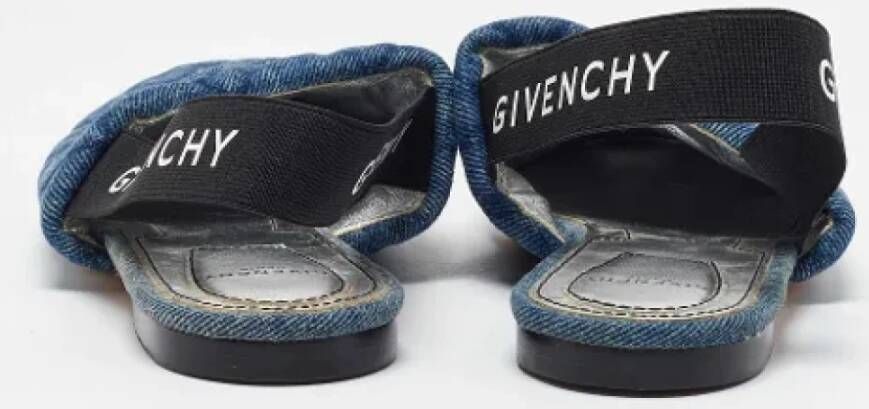 Givenchy Pre-owned Denim sandals Blue Dames