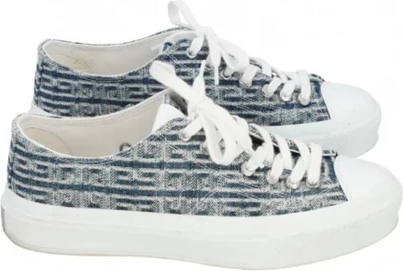 Givenchy Pre-owned Denim sneakers White Dames