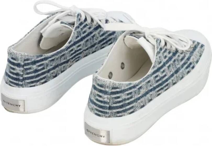 Givenchy Pre-owned Denim sneakers White Dames