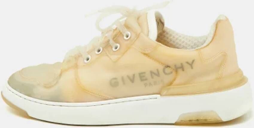 Givenchy Pre-owned Fabric sneakers Beige Heren