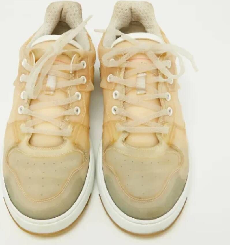 Givenchy Pre-owned Fabric sneakers Beige Heren