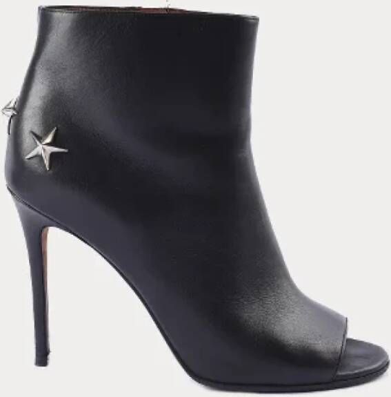 Givenchy Pre-owned Leather boots Black Dames