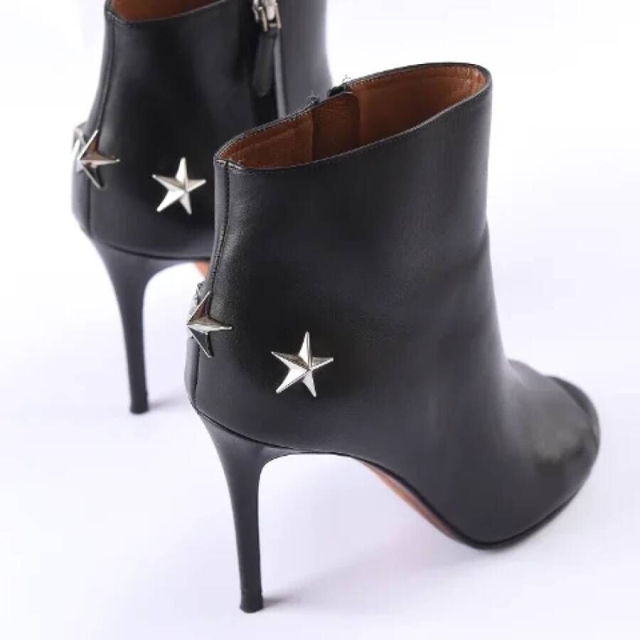 Givenchy Pre-owned Leather boots Black Dames