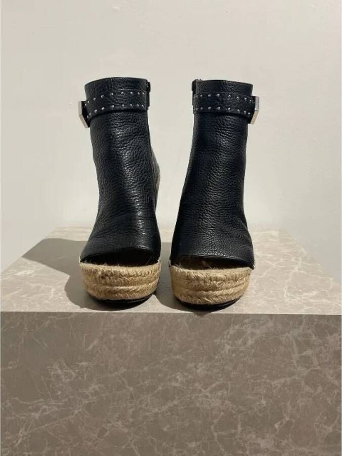 Givenchy Pre-owned Leather boots Black Dames