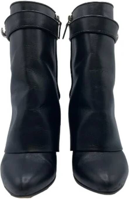 Givenchy Pre-owned Leather boots Black Dames