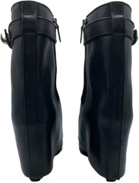 Givenchy Pre-owned Leather boots Black Dames