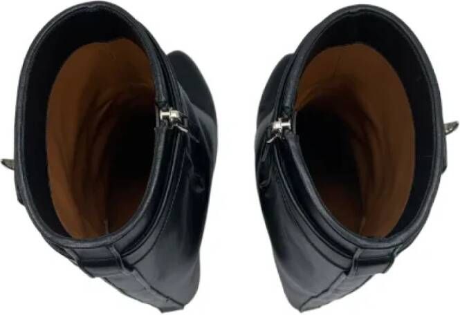 Givenchy Pre-owned Leather boots Black Dames