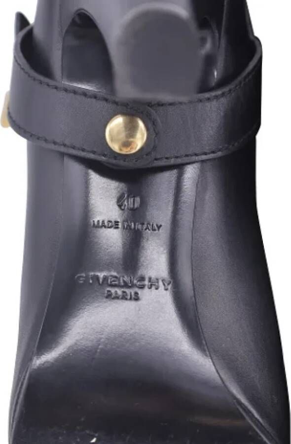 Givenchy Pre-owned Leather boots Black Dames