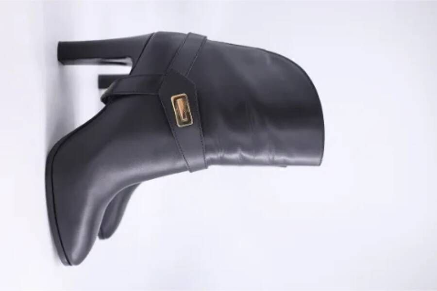 Givenchy Pre-owned Leather boots Black Dames