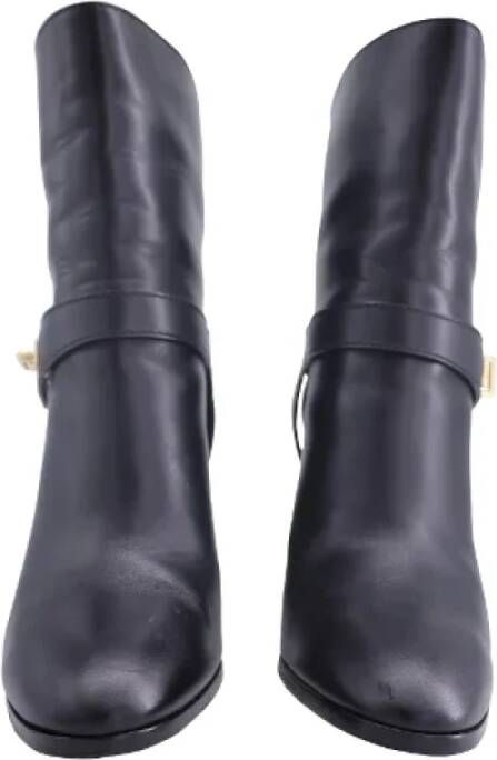 Givenchy Pre-owned Leather boots Black Dames