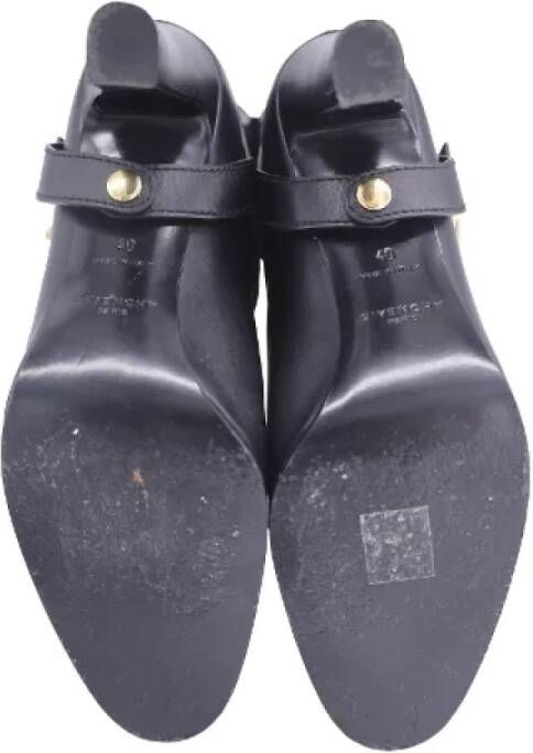 Givenchy Pre-owned Leather boots Black Dames