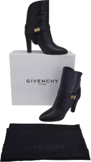 Givenchy Pre-owned Leather boots Black Dames