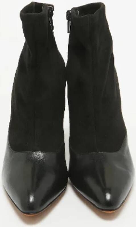 Givenchy Pre-owned Leather boots Black Dames