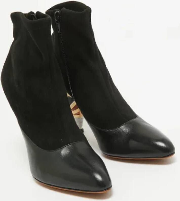 Givenchy Pre-owned Leather boots Black Dames