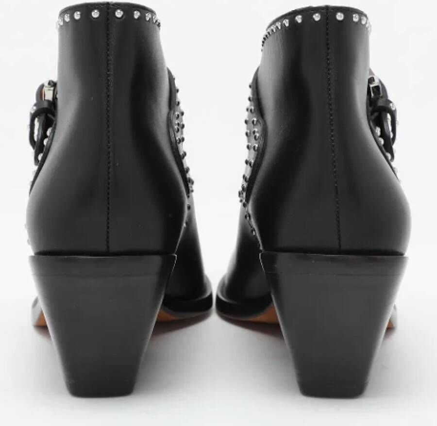 Givenchy Pre-owned Leather boots Black Dames